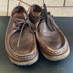 Clark Wallabee Originals Brown Leather Mens Size 8
